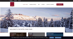 Desktop Screenshot of hotelciasatama.it